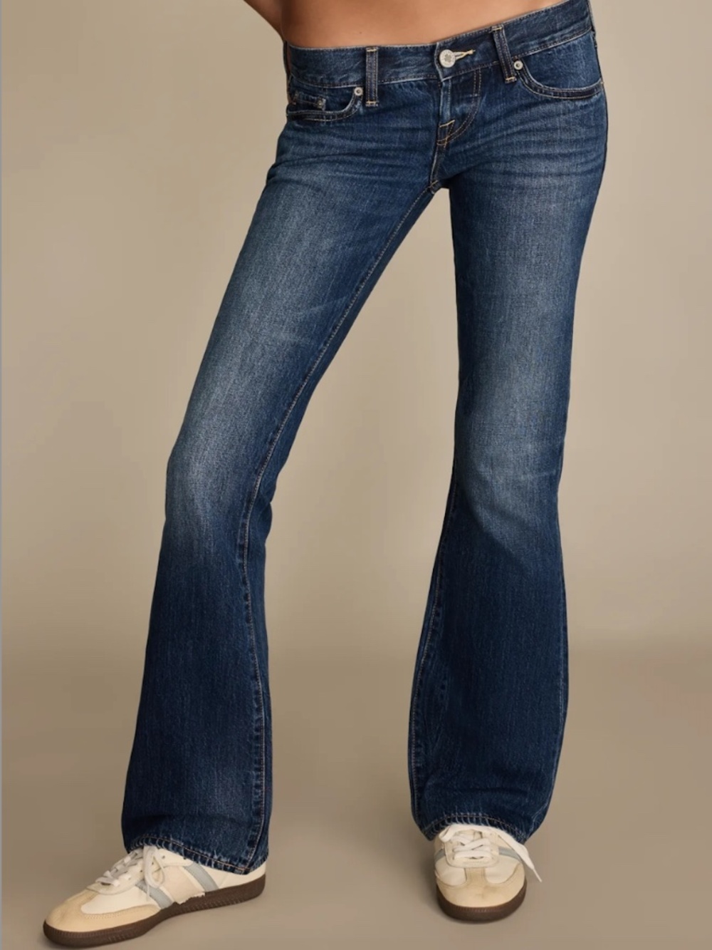 Vintage Lucky Brand Zoe Jeans Flared Dark Wash